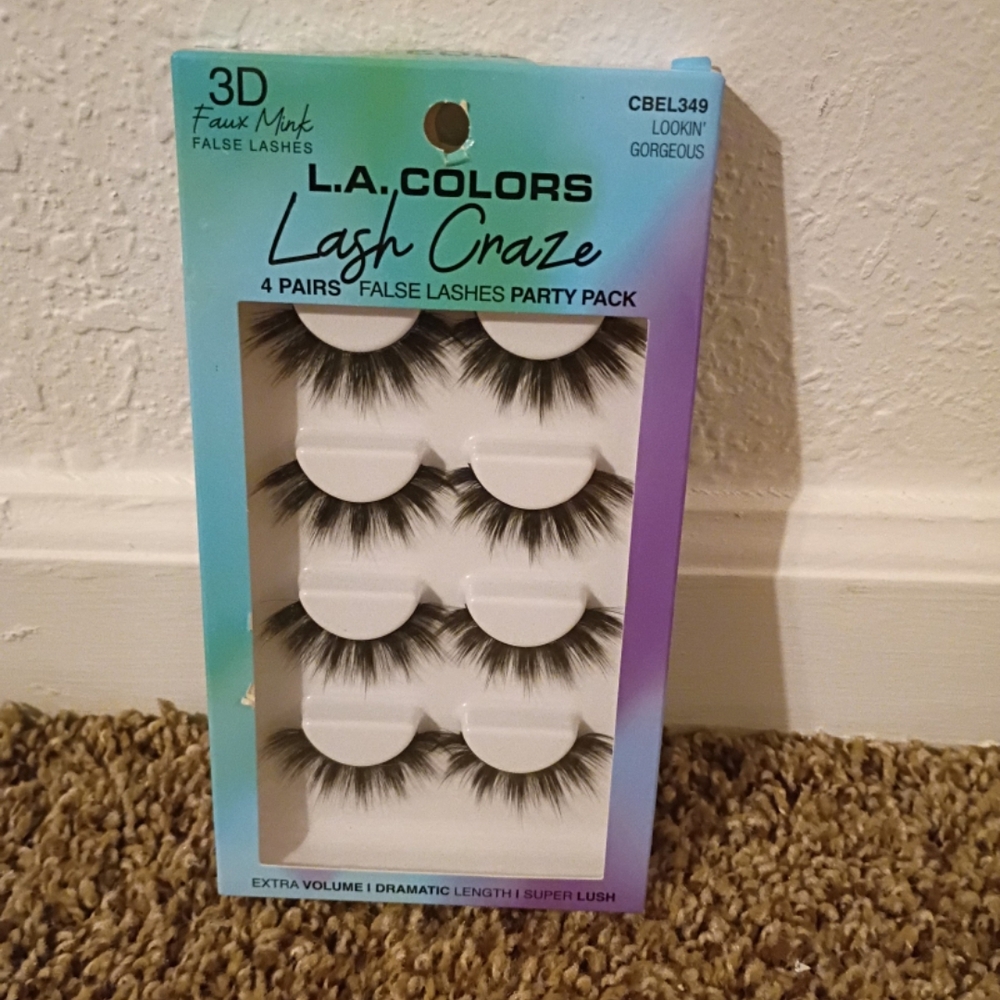 L.A. Colors Lash Craze 3D Faux Mink False Lashes